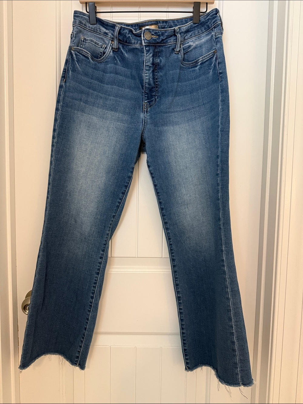 Kut from the Kloth high rise flare crop jeans  (size 12)